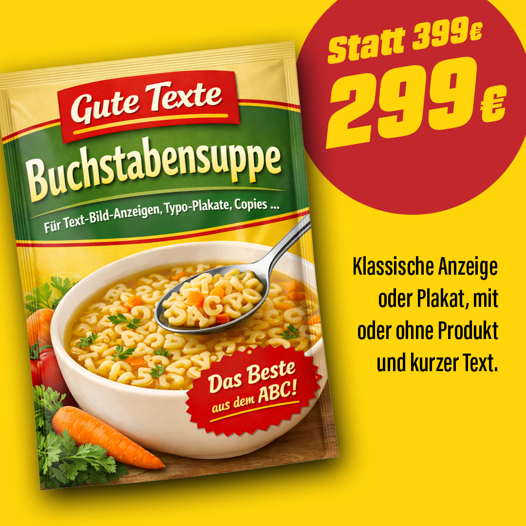 Anzeige/Plakat